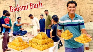 Aaj Badami Burfi bna k Distribute kiBurfi Recipe [upl. by Brandea]