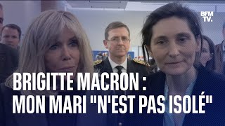 Brigitte Macron Emmanuel Macron quotnest pas isoléquot [upl. by Reeves]