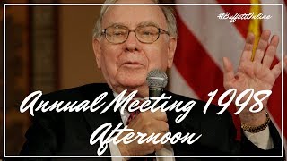 1998 Berkshire Hathaway Annual Meeting Afternoon Session  Warren Buffett  Charlie Munger [upl. by Jeth]