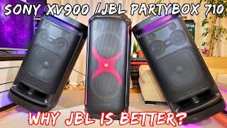 JBL Partybox 710 VS Sony XV900 Which is Better and WHY [upl. by Katheryn364]