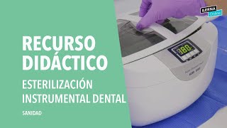 Desinfección y esterilización del instrumental dental [upl. by Eimile]