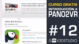 Introduccion a Pano2VR 12 Descargar Instaladores para reproducir panoramas en PC Android y IOS [upl. by Sorci]