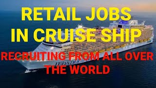 SALES ampRETAIL JOBS IN CRUISE SHIPHOW TO APPLY ampTHE REQUIREMENTS HARDING RECRUITMENT [upl. by Neilson]