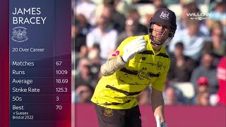 James Bracey 49 runs vs Sussex  T20 Blast  SF 2  SSX vs GLS [upl. by Allicserp]