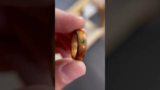 Before amp After How did we do jewelry handmadejewelry woodworking woodenjewelry [upl. by Hildick]