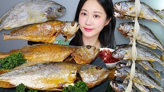 보리굴비 원없이 먹는날✨녹차물밥에 보리굴비 먹방😋돌솥밥도 있어요🙋‍♀️ Barley Dried Yellow Croaker ボリグルビ eating show  mukbang asmr [upl. by Tnomad]