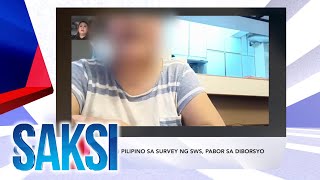 SAKSI Recap5 sa 10 Pilipino sa survey ng SWS pabor sa diborsyo Originally aired on June 4 2024 [upl. by Elleraj403]