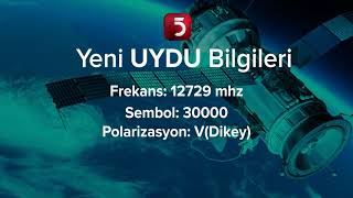 TV5İN UYDU FREKANSI DEĞİŞİYOR [upl. by Nurat]