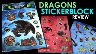 Dragons 3  Stickerblock  Sticker Set  Die geheime Welt  Vorstellung [upl. by Sotos]