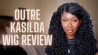 Outre  Beginner Friendly  Synthetic Lace Front  Wig Review  Kasilda  ft Divatress  Tan Dotson [upl. by Flieger]