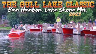 INCREDIBLE RARE BOATS The Gull Lake Classic Boat Show at Bar Harbor 2023 Gar Wood Chris Craft [upl. by Anaic]