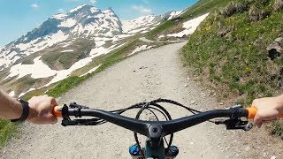 Streckenabschnitt Eiger Bike Challenge First  Bachalpsee  Nodhalten [upl. by Jasun543]