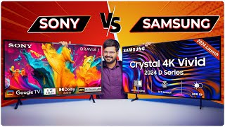 Sony vs Samsung 📺 Sony BRAVIA 2 Vs Samsung Crystal 4K Vivid  43quot 4K Smart TV Comparison 🔥 [upl. by Dnalyag]