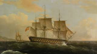 US Frigate President by Thomas Birch  TV Art Screensaver [upl. by Odnam]