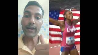 Woman husainabolt fast running sports youtube short [upl. by Utley]