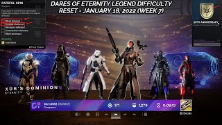 Destiny 2  Mines Defused Fateful Spin Triumph  Dares of Eternity Legend Difficulty Week 7 [upl. by Salahcin]