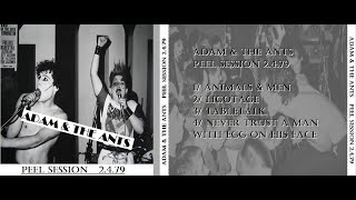 ADAM amp THE ANTS  2479 John Peel Session  UK Punk Demos [upl. by Thema]