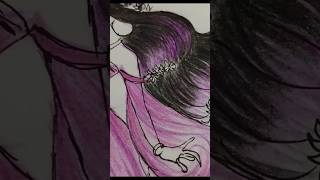 Hair drawing song shorts viralshorts ytshorts trending princess hairstyle hair [upl. by Ailen]