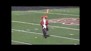 Earlham College Mascot gets down  2013 Home Coming [upl. by Tasia]