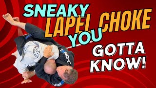 Sneaky Lapel Choke From Closed Guard Youve Gotta Know [upl. by Audi427]