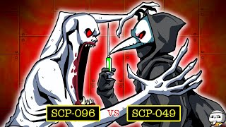 SCP096 Shy Guy vs SCP049 Plague Doctor SCP Animation [upl. by Froemming]