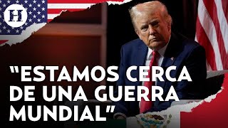 ¡Tercera guerra mundial y una crisis económica Donald Trump hace polémica predicción para EU [upl. by Deny]