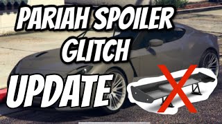 GTA PARIAH SPOILER GLITCH  RACES AND UPDATE  CAN YOU USE IT IN RACES [upl. by Krid]