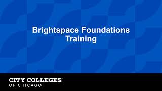 Brightspace Foundations Part 1 Navigation and Orientation Updated [upl. by Kneeland204]