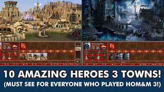 10 New Heroes Of Might and Magic 3 Towns You probably Never Seen [upl. by Oigroeg]