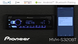 How To  Android Phone Bluetooth Pairing  Pioneer Audio Receivers 2020 [upl. by Acilejna426]