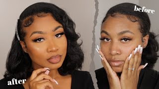 The Ultimate Everyday Makeup Routine for Black Women  Easy Soft Glam [upl. by Elwyn]