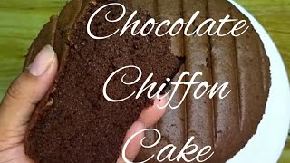 chocolate chiffon cake recipe 02 [upl. by Gypsy]