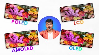 OLED📱 vs AMOLED vs POLED vs LCD  Which is BEST   Tamil Tech [upl. by Hallee]