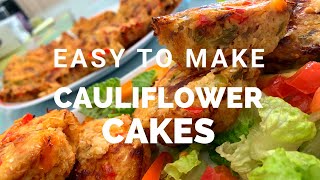 Easy to Make Cauliflower Cakes gobhi ke kabab cauliflowercapsicum cakes [upl. by Namdor953]