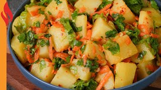 Patates Salatası Tarifi  Nasıl Yapılır [upl. by Airetnohs569]