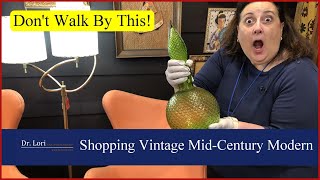 Vintage MCM Treasures Hollywood Regency Chalkware Glass Table Ceramics Thrift with Me Dr Lori [upl. by Ahseiym599]