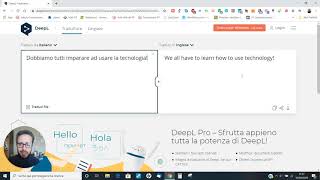 Andrea Cartotto  Come utilizzare un traduttore online affidabile conosciamo Deepl [upl. by Leirol]