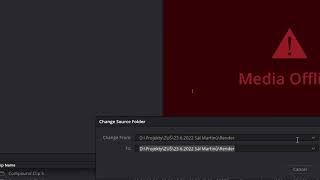 Media offline v Davinci Resolve [upl. by Netsoj440]