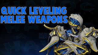 Warframe Leveling melee weapons  fixing my old mistake New players quotdont doquot list grows [upl. by Ave]