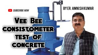 Vee Bee consistometer test  engineering study civilengineering highway cement concrete [upl. by Romie]