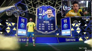 FIFA 22 LUCKIEST TOTY PACKS COMPILATION 🤩 [upl. by Bate275]