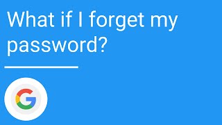 What if I forget my password [upl. by Aronal]