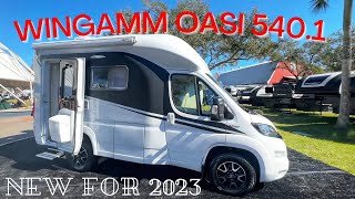 17’ Micro Class B RV WalkThrough  2023 Wingamm Oasi 5401 Luxury Promaster Camper Van [upl. by Derraj]