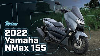 2022 Yamaha NMax 155 review V2 model tested  Top Gear Philippines [upl. by Anilatac]