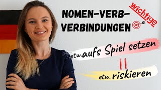 NOMENVERBVERBINDUNGEN die DU KENNEN SOLLTEST super nützlich für deinen Alltag [upl. by Letnom]