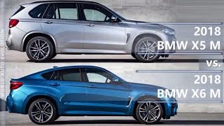 2018 BMW X5 M vs 2018 BMW X6 M technical comparison [upl. by Mou]