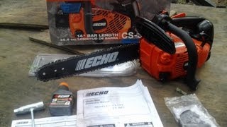 Unboxing My Echo CS330T Top Handle Climbing Chainsaw [upl. by Meelas]