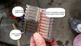 silver stripping with electrowinning method [upl. by Eoz]