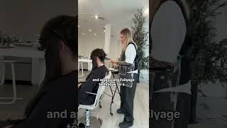 how to RICH CopperBrunette Balayage using ZERO bleach only inoaloreal copperbalayage copperbru [upl. by Lesley]