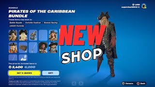 NEW Fortnite Pirates of the Caribbean Shop and MORE July 17th 2024 [upl. by Cire657]